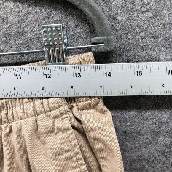 Uniqlo Cotton Relaxed Easy Ankle Pants Mens S Beige Pull On Drawstring - Picture 7 of 9